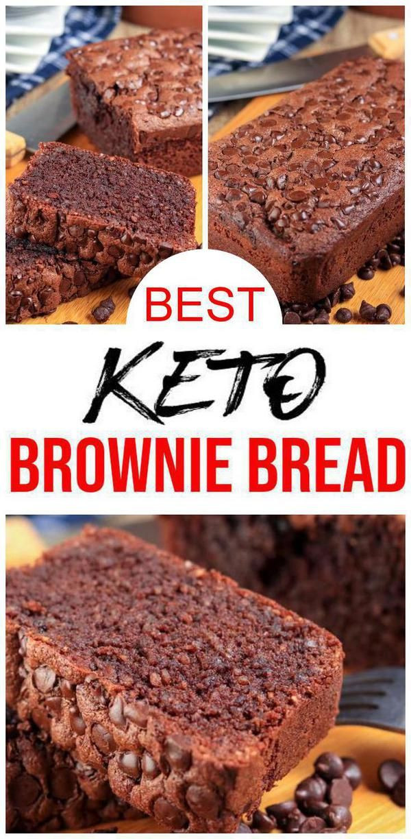 Keto Banana Bread Brownies
 BEST Keto Bread Low Carb Chocolate Brownie Loaf Bread