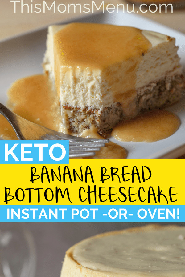 Keto Banana Bread Cheesecake
 Keto Banana Bread Bottom Cheesecake Top Recipes The