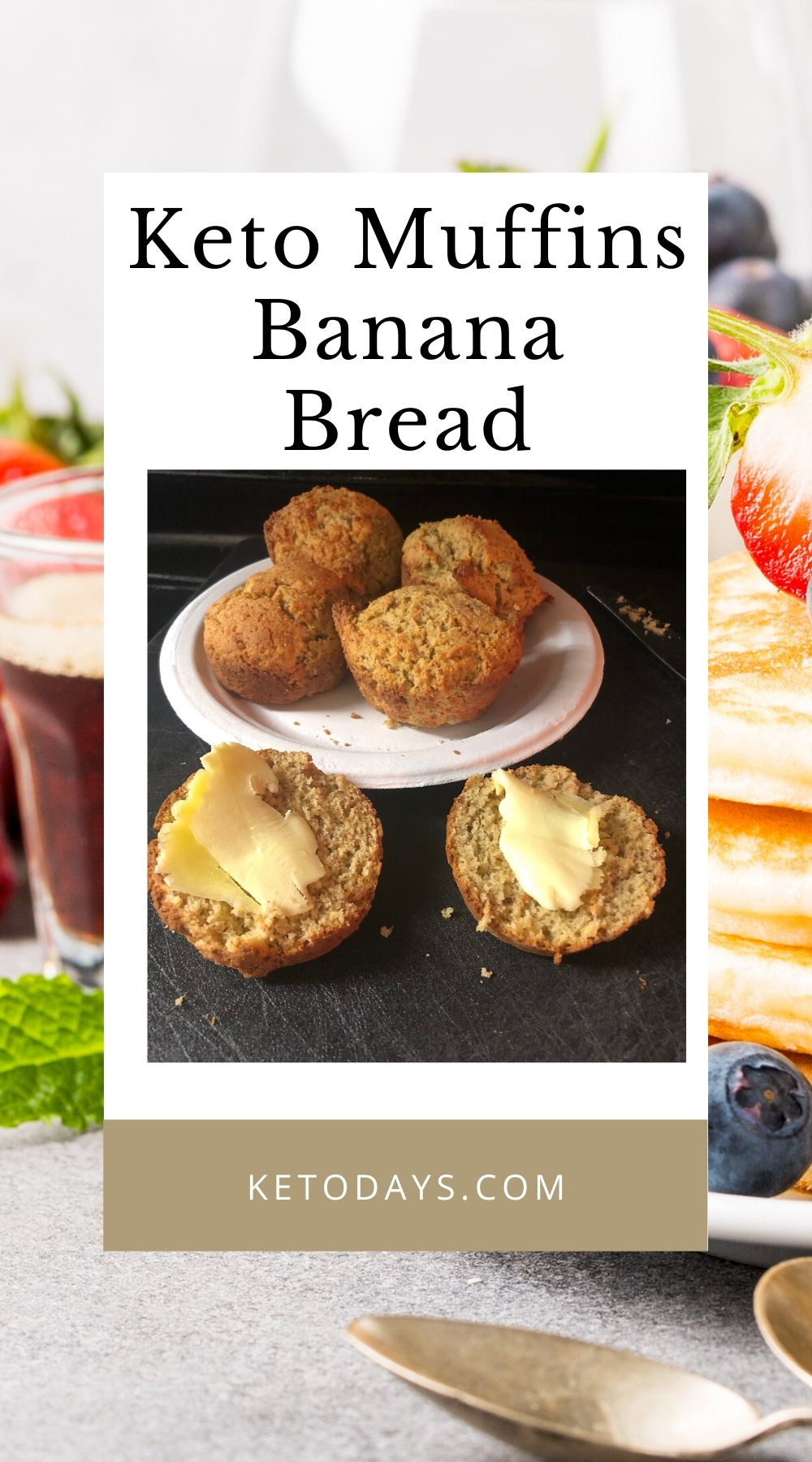 Keto Banana Bread Muffins
 Banana Bread Muffins Keto Recipe