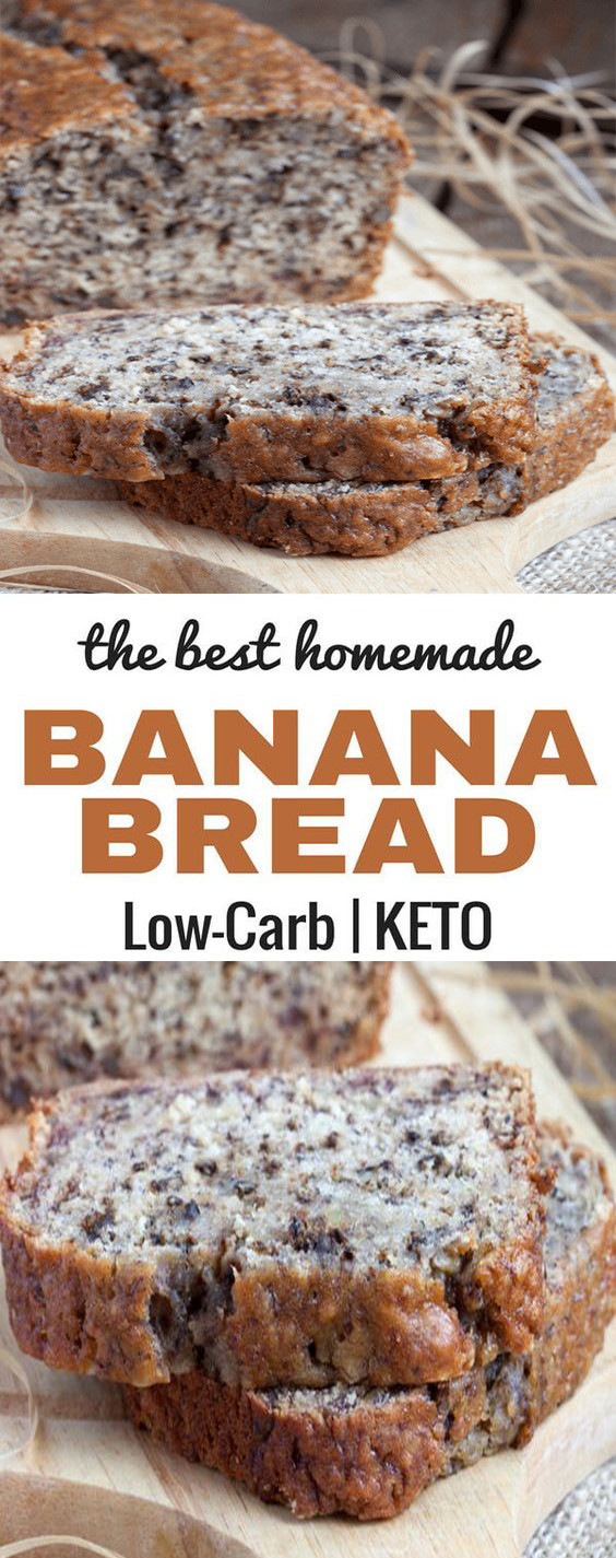 Keto Banana Bread Recipe Easy
 The Best Keto Low Carb Banana Bread Recipe Low Carb Bars