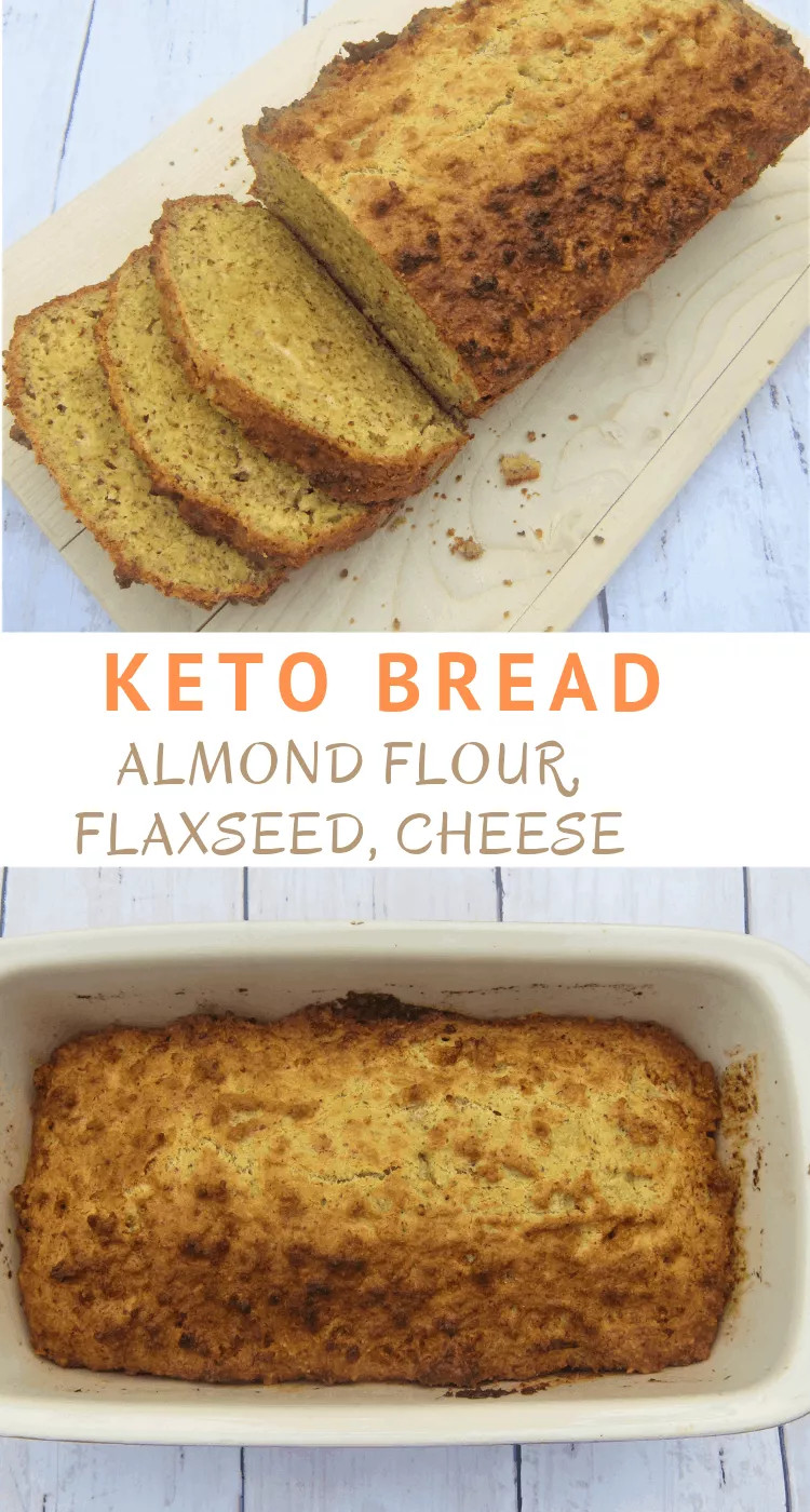 Keto Bread Almond Flour Baking Almond Flour Flaxseed Cheese Keto Bread
