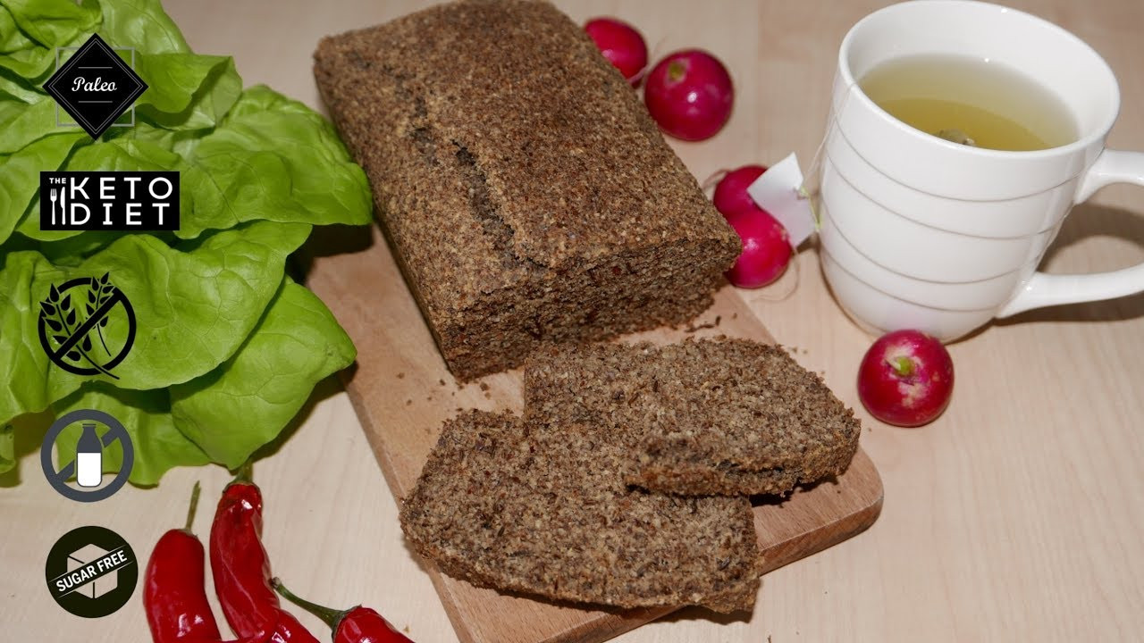Keto Bread Almond Flour Flax Seed
 Caraway & Flax Seed Bread with Almond Flour Paleo Dark
