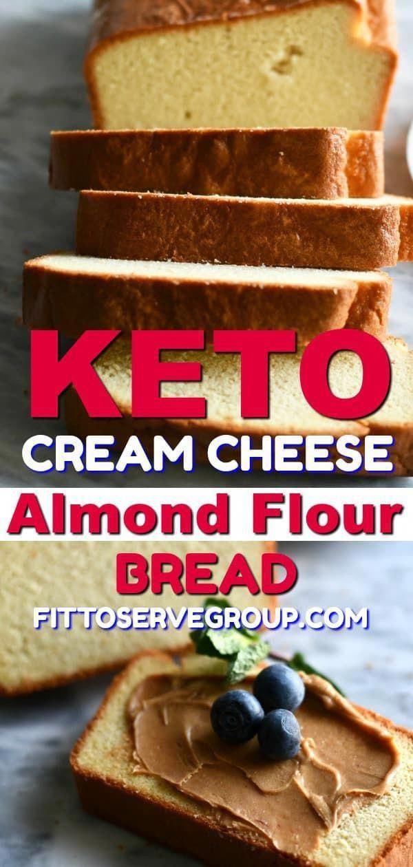 Keto Bread Almond Flour Loaf
 My recipe for keto cream cheese almond flour bread makes a