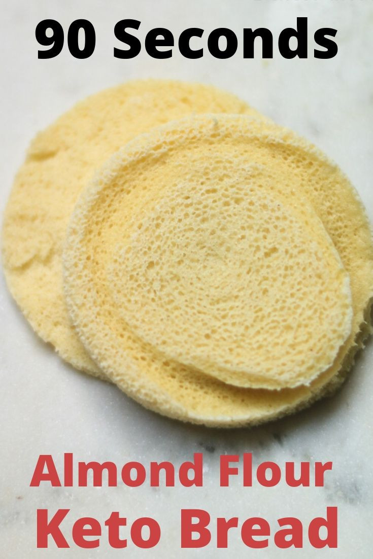 Keto Bread Almond Flour Microwave
 Keto Microwave Bread Best 90 second Keto bread recipe