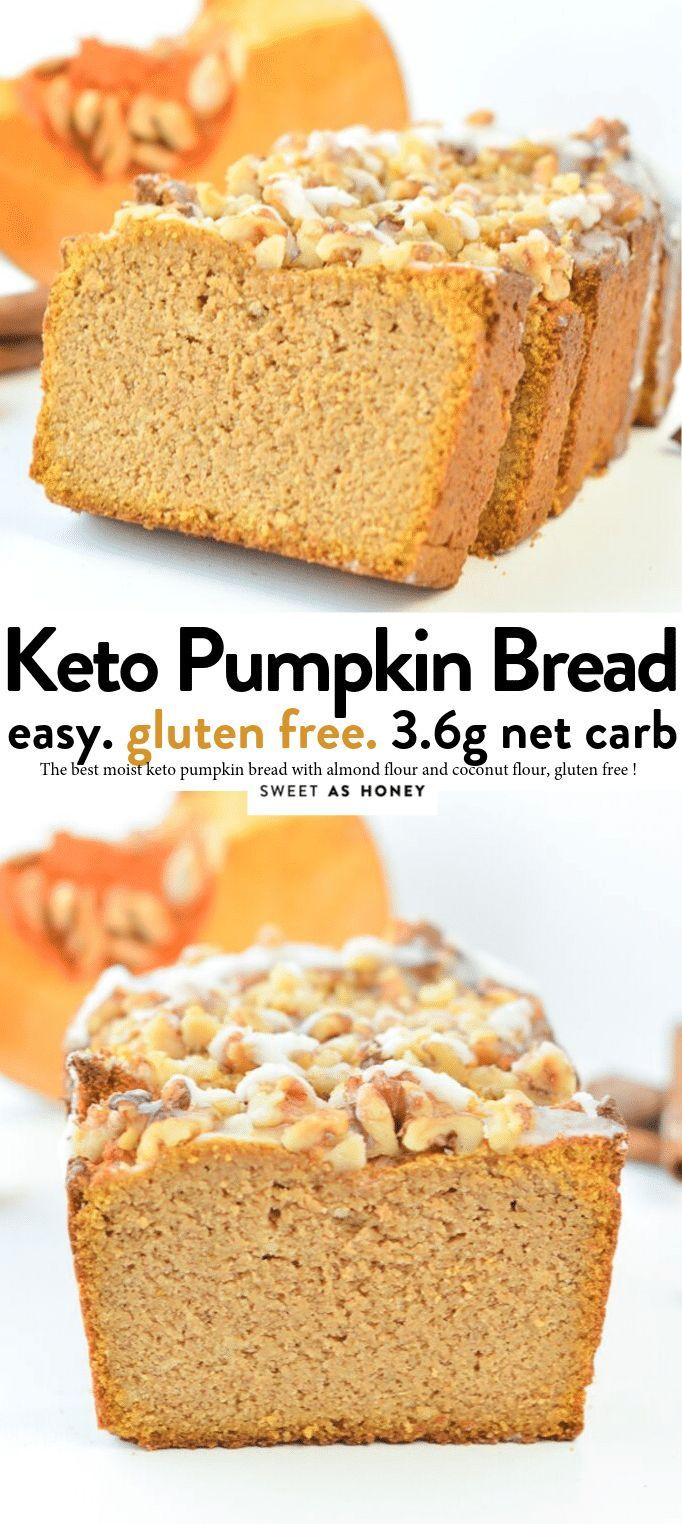 Keto Bread Coconut Flour Easy
 KETO PUMPKIN BREAD with almond flour easy moist gluten