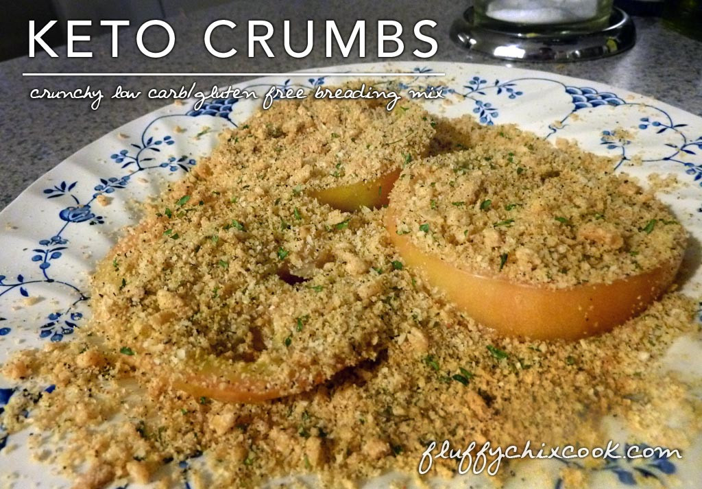 Keto Bread Crumb Chicken
 Keto Crumbs – Low Carb Gluten Free Breadcrumb Mix
