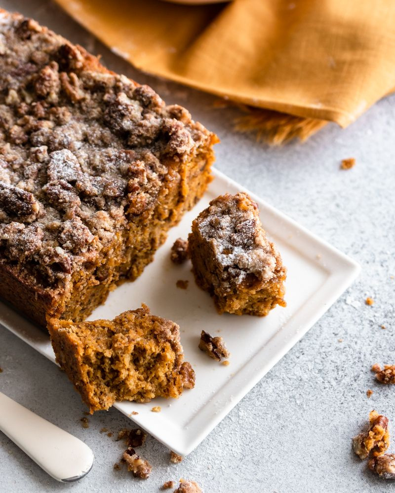Keto Bread Crumb Topping
 Keto or Not Pumpkin Bread with Pecan Streusel Topping