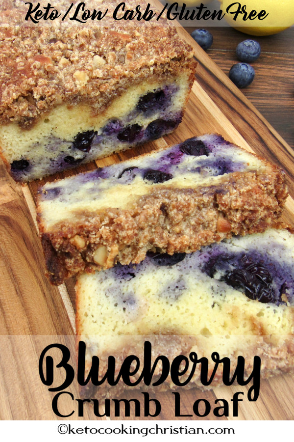 Keto Bread Crumb Topping
 Blueberry Crumb Loaf Keto Low Carb & Gluten Free A