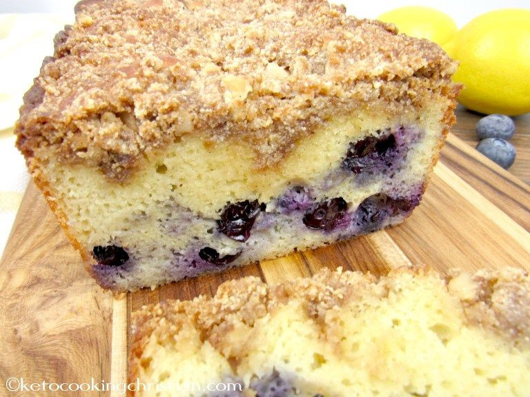 Keto Bread Crumb Topping
 Blueberry Crumb Loaf Keto Low Carb & Gluten Free With