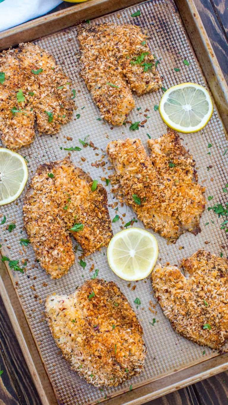 Keto Bread Crumbs For Fish Crispy Oven Baked Tilapia Recipe
