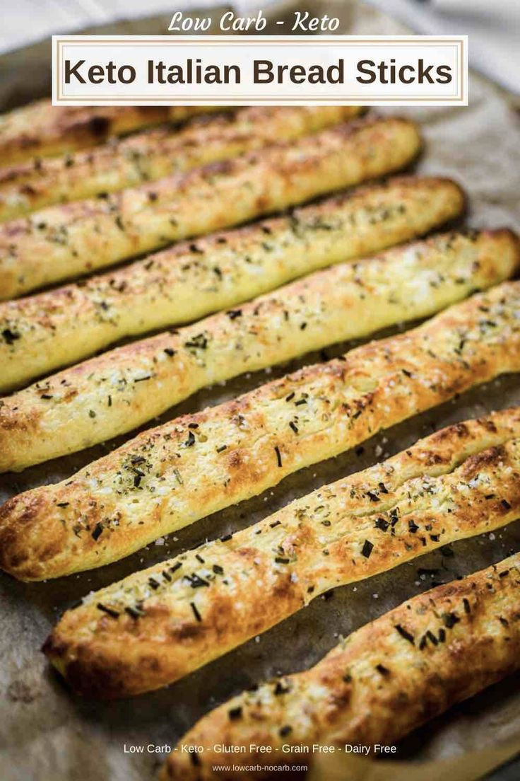 Keto Bread Sticks Almond Flour
 Keto Italian Breadsticks Recipe Low Carb No Carb