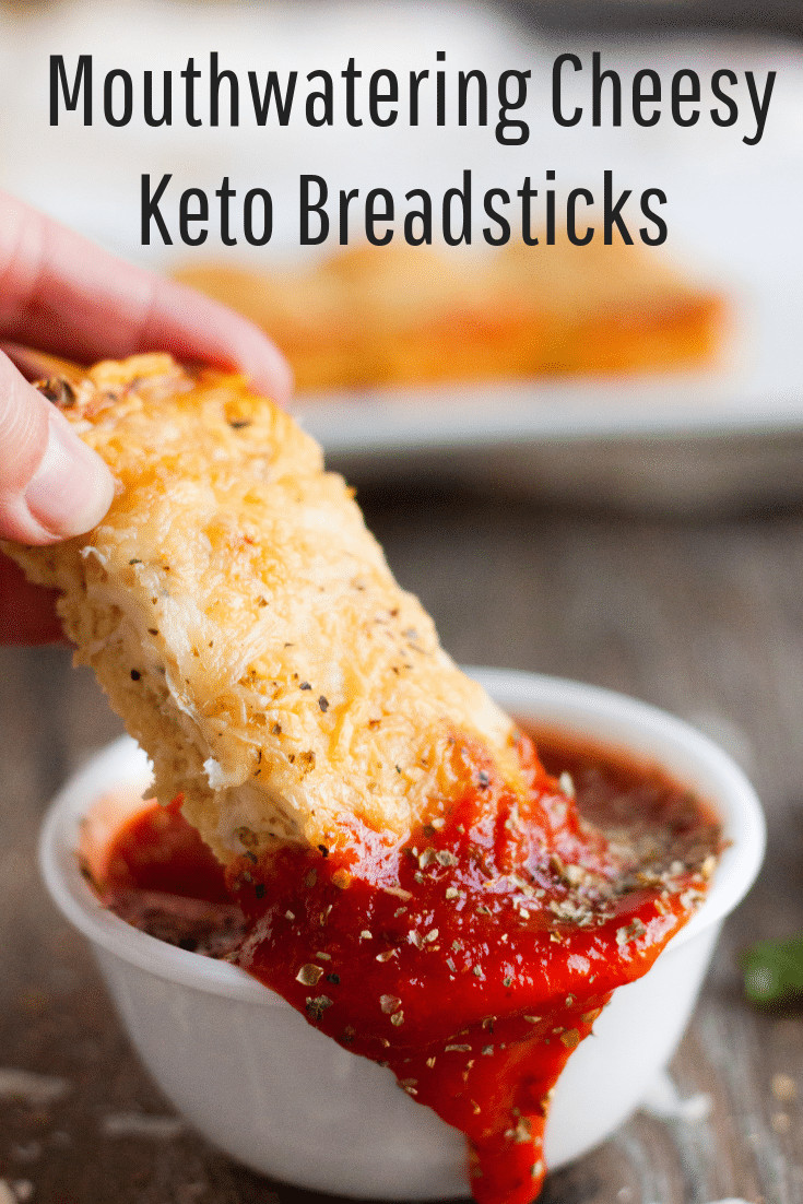 Keto Bread Sticks No Cream Cheese
 Cheesy Keto Breadsticks Low Carb