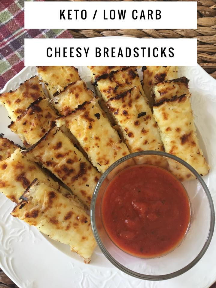 Keto Bread Sticks Recipes
 Keto Low Carb Cheesy Breadsticks Kasey Trenum