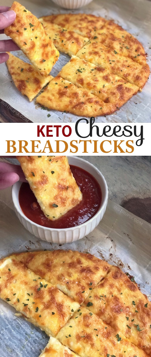 Keto Bread Sticks Recipes
 Keto Cheesy Garlic Breadsticks 4 Ingre nts Instrupix