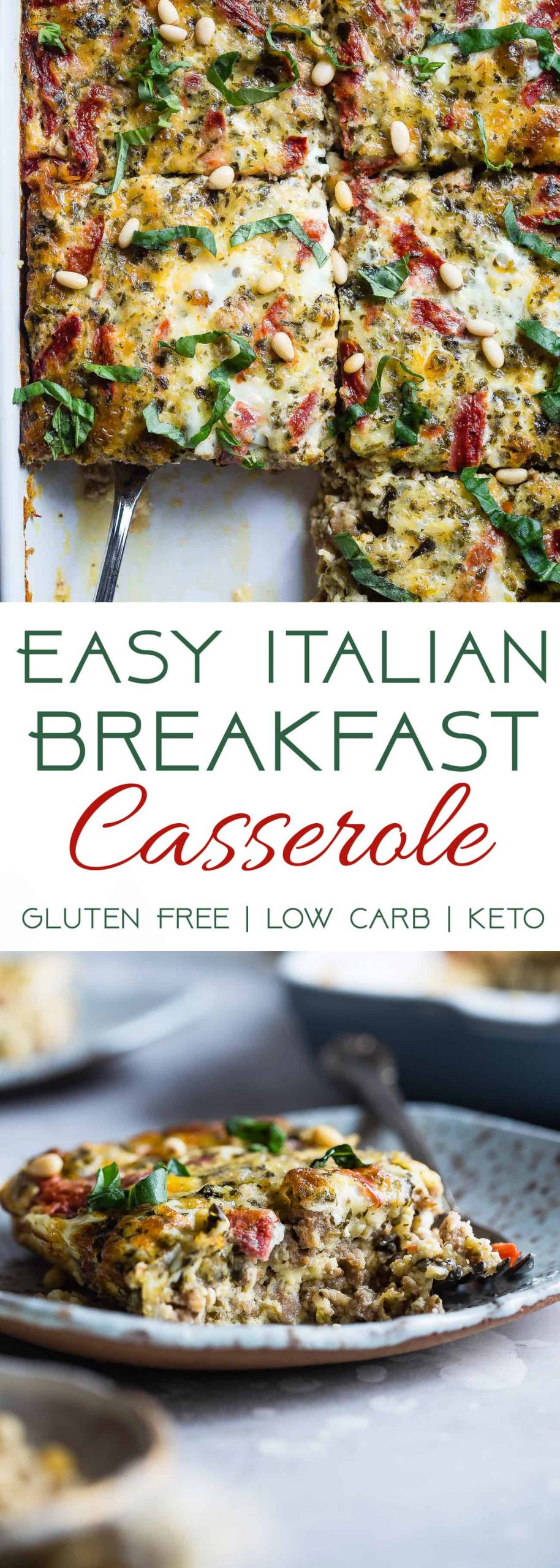 Keto Breakfast Casserole Make Ahead
 Easy Low Carb Keto Breakfast Casserole with Sausage