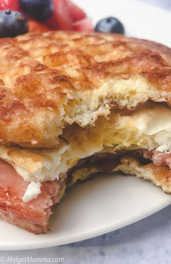 Keto Breakfast Chaffle Recipe
 Easy Keto Chaffle Breakfast Sandwich Bread • Mid Momma