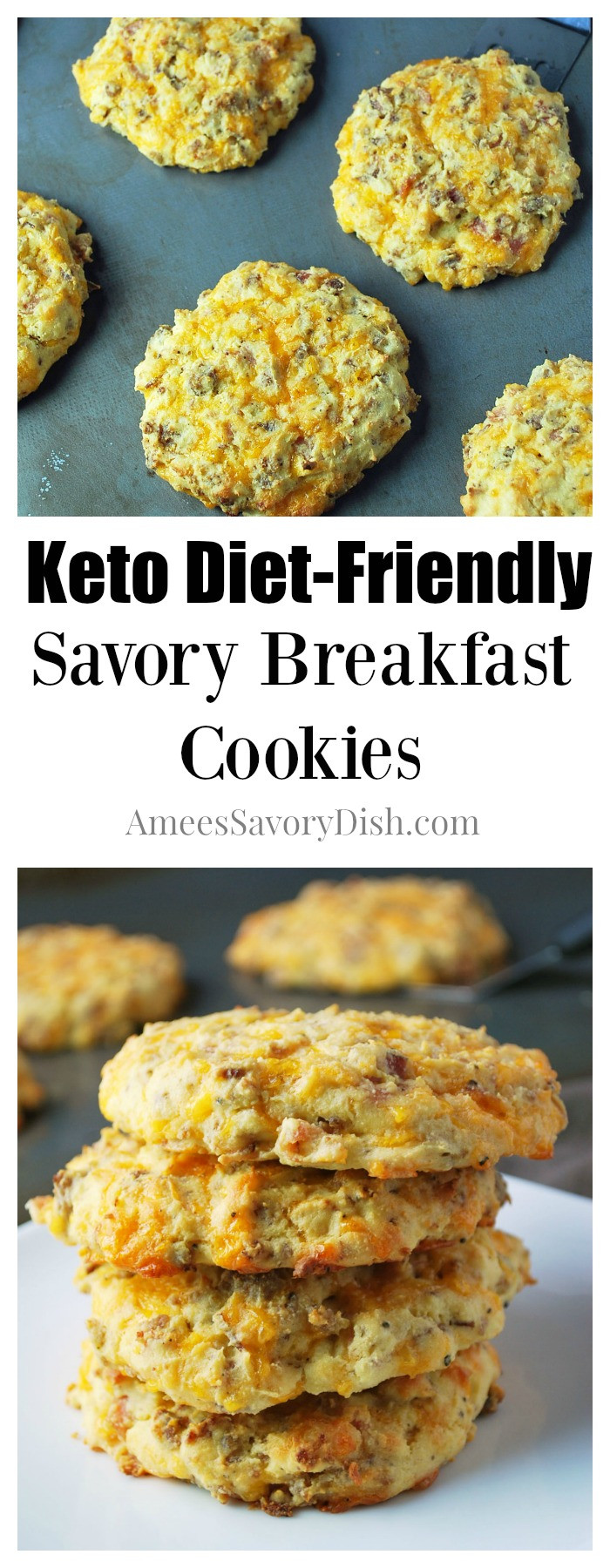 Keto Breakfast Cookies
 Keto Diet Friendly Savory Breakfast Cookies Amee s Savory