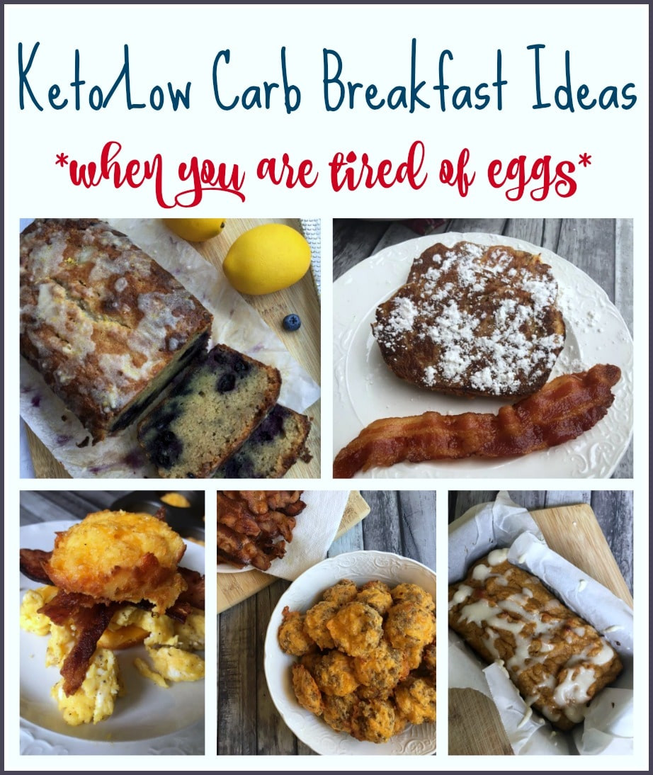 Keto Breakfast List
 Keto Low Carb Breakfast Ideas when you are tired of plain eggs