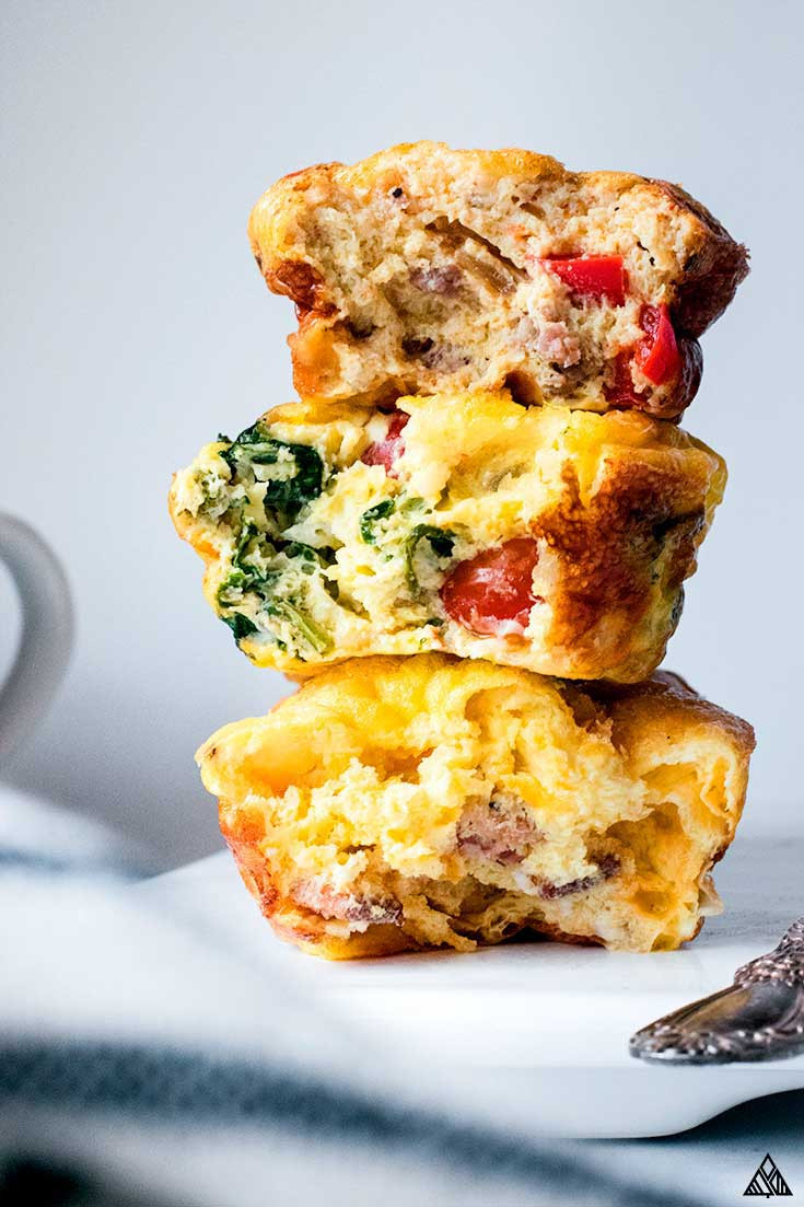 Keto Breakfast Muffins Eggs
 Keto Egg Muffins 3 Ways Perfect For Low Carb Meal Prep