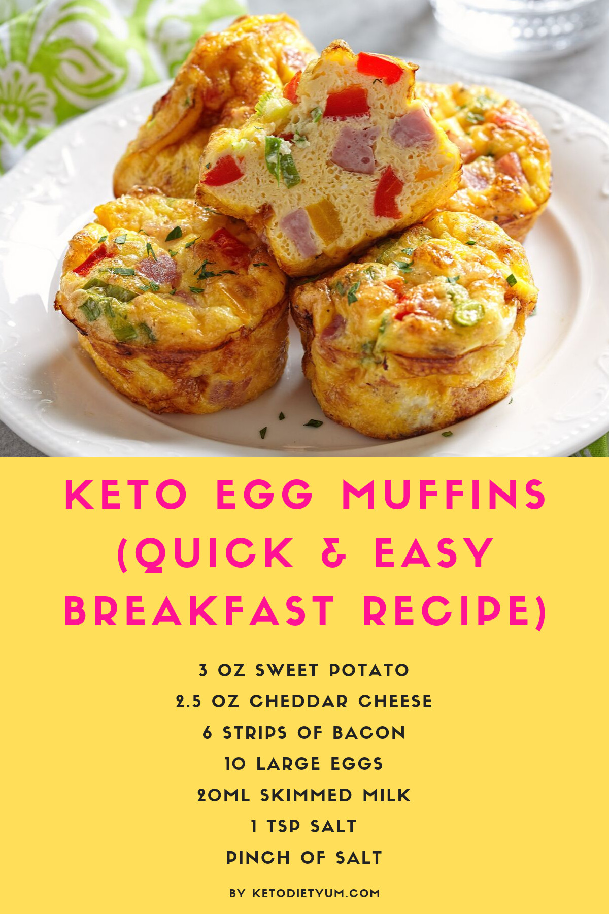 Keto Breakfast Muffins Eggs
 Keto Egg Muffins — Delicious Quick & Easy Breakfast Recipe