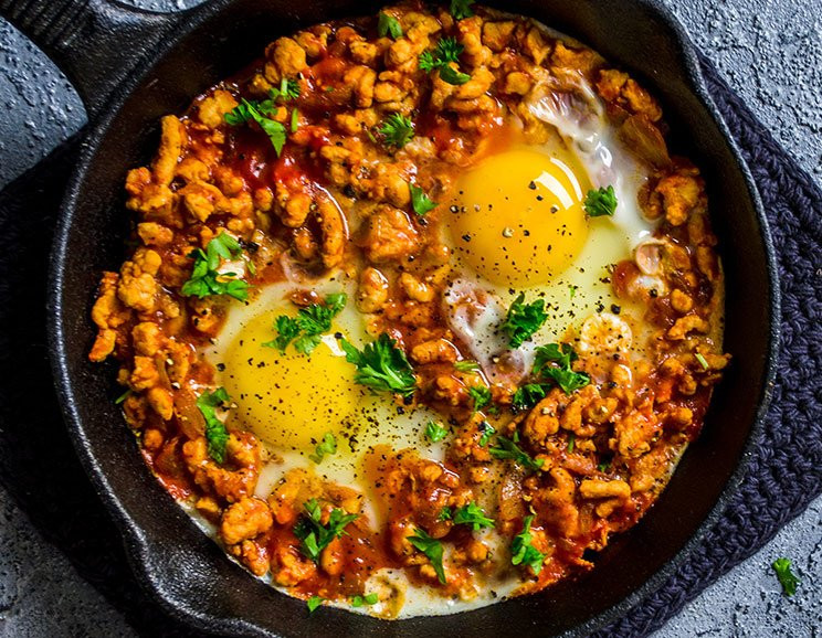 Keto Breakfast Recipes Eggs
 Keto Turkey & Egg Breakfast Skillet Recipe