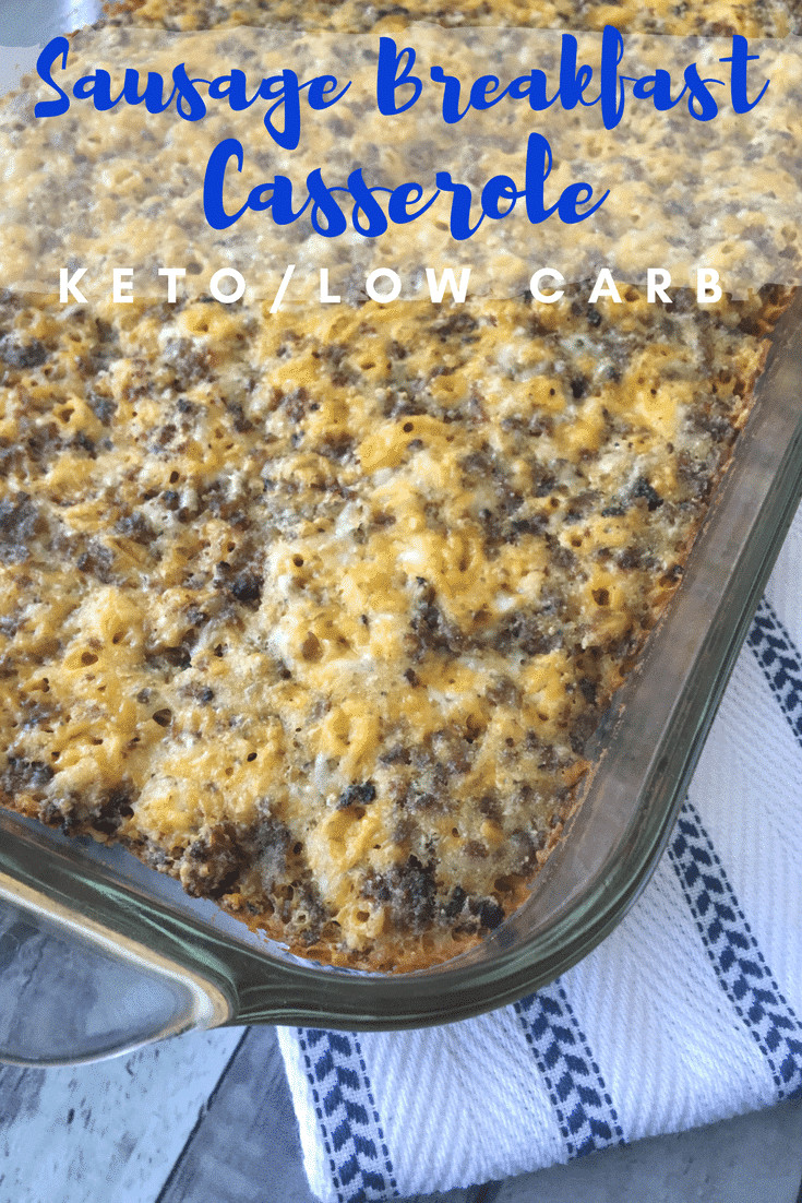 Keto Breakfast Sausage Recipes
 Keto Breakfast Casserole with Sausage