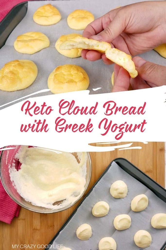 Keto Cloud Bread 3 Ingredient
 Keto Cloud Bread Recipe with Greek Yogurt