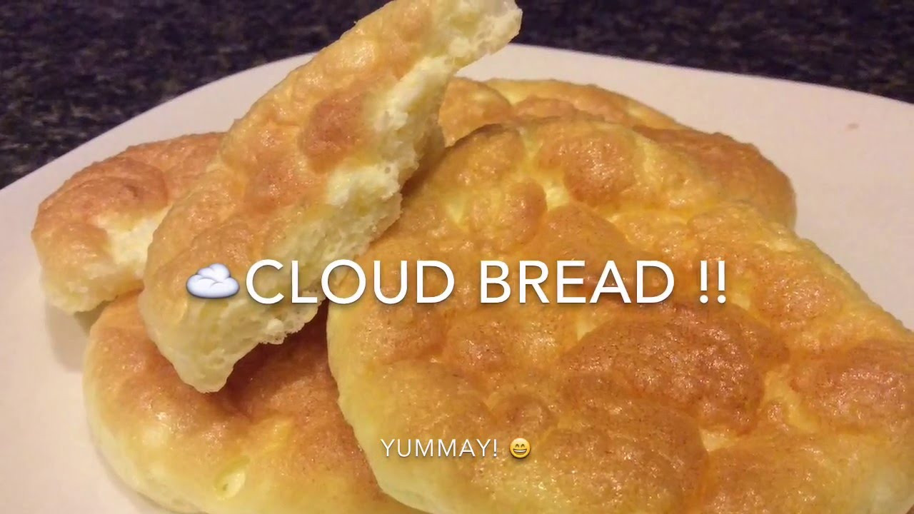 Keto Cloud Bread 3 Ingredient
 keto CLOUD BREAD only 3 ingre nts ☁️☁️☁️