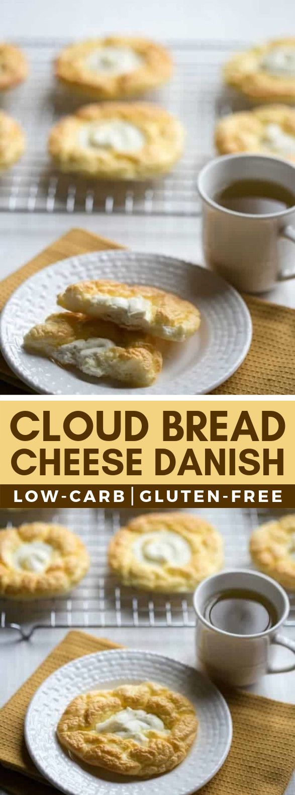 Keto Cloud Bread Cheese Danish
 Cloud Bread Cheese Danish – Egg Fast lowcarb keto t