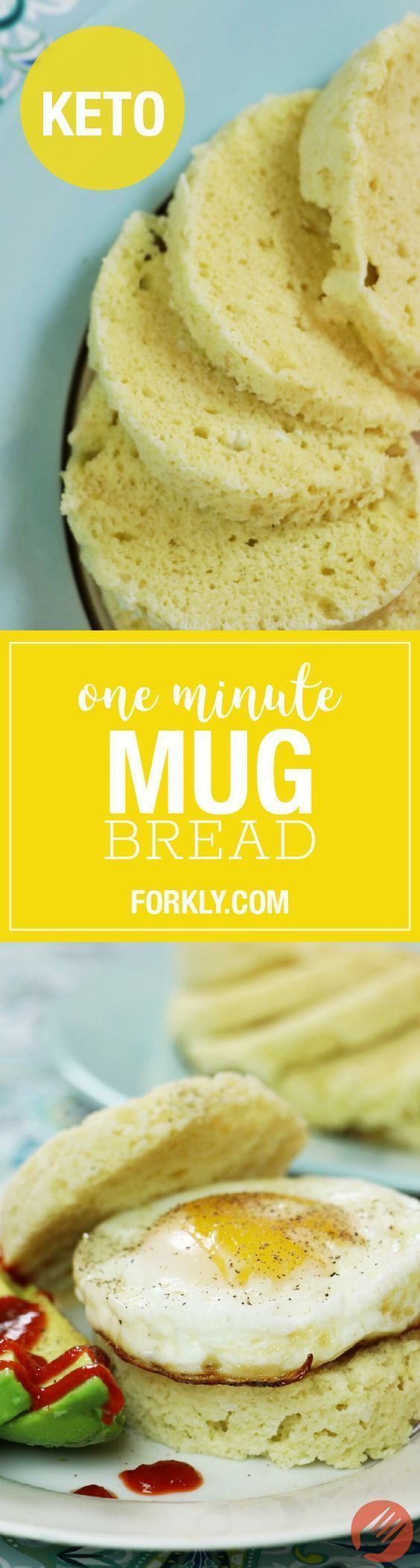 Keto Cloud Bread Microwave
 e Minute Keto Mug Bread With images