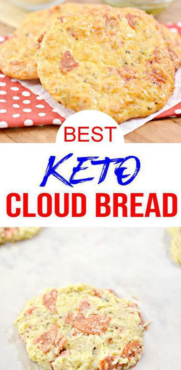 Keto Cloud Bread Pizza
 Keto Cloud Bread BEST Low Carb Cloud Bread Pepperoni