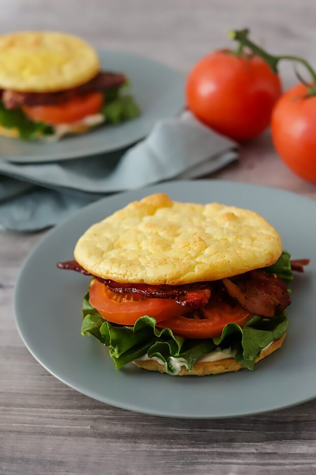 Keto Cloud Bread Sandwiches
 Keto Cloud Bread BLT Recipe