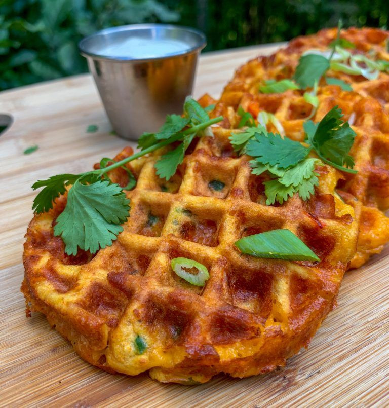 Keto Cornbread Chaffle Recipe
 Keto Jalapeno Cheddar Cornbread Chaffles Culinary Lion