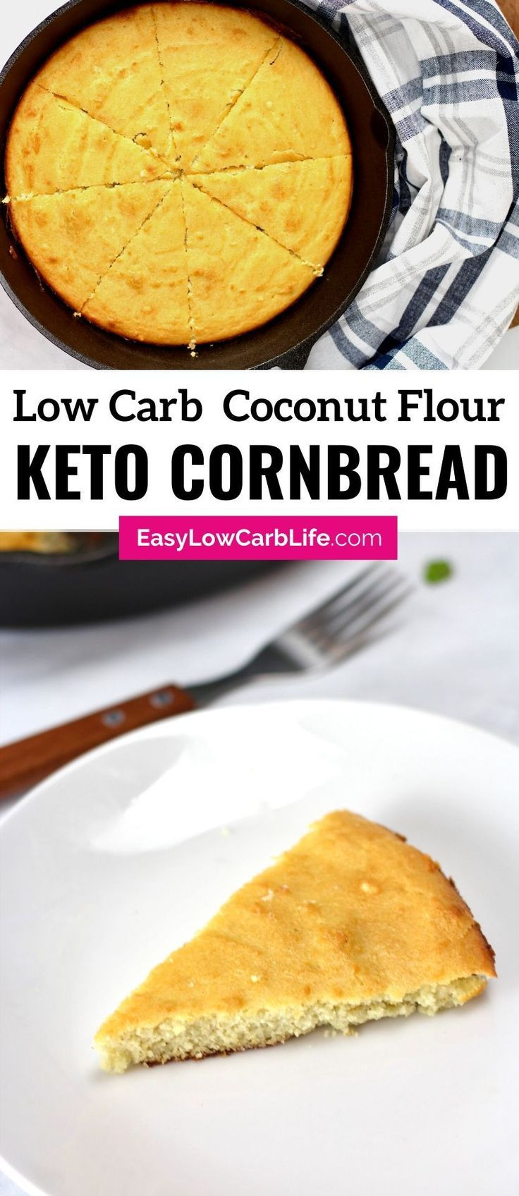 Keto Cornbread Low Carb Coconut Flour
 Keto Low Carb Cornbread Recipe in 2020