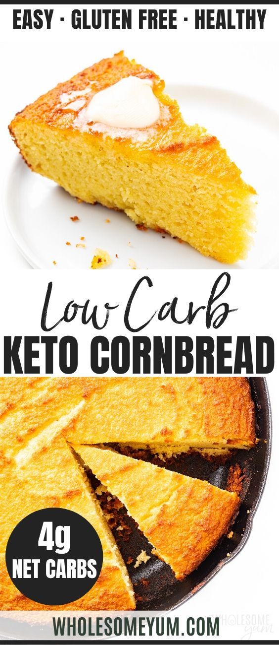 Keto Cornbread Low Carb Easy
 Low Carb Keto Cornbread Recipe Easy keto cornbread is
