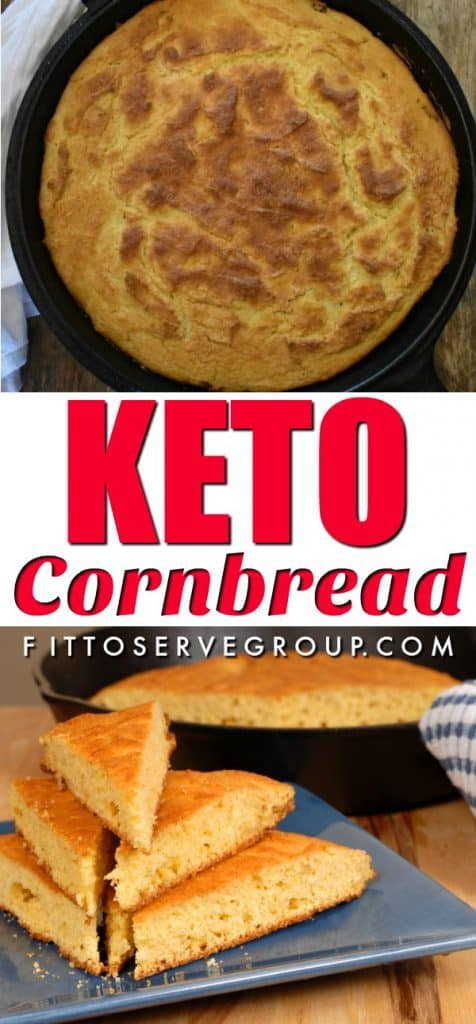 Keto Cornbread Recipe
 Easy Keto Cornbread Skillet