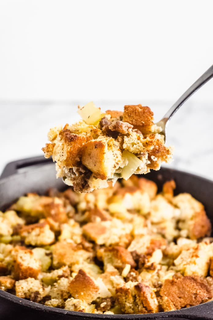 Keto Cornbread Stuffing
 Keto Cornbread Stuffing with Sausage Green and Keto