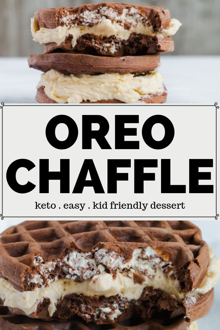 Keto Dessert Chaffle Recipe
 Keto Oreo Chaffle Recipe in 2020 With images