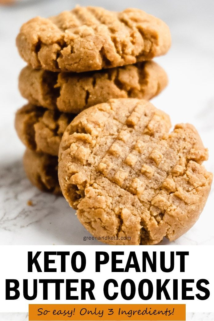 Keto Dessert Easy 3 Ingredients Cookies
 3 Ingre nt Keto Peanut Butter Cookies Recipe