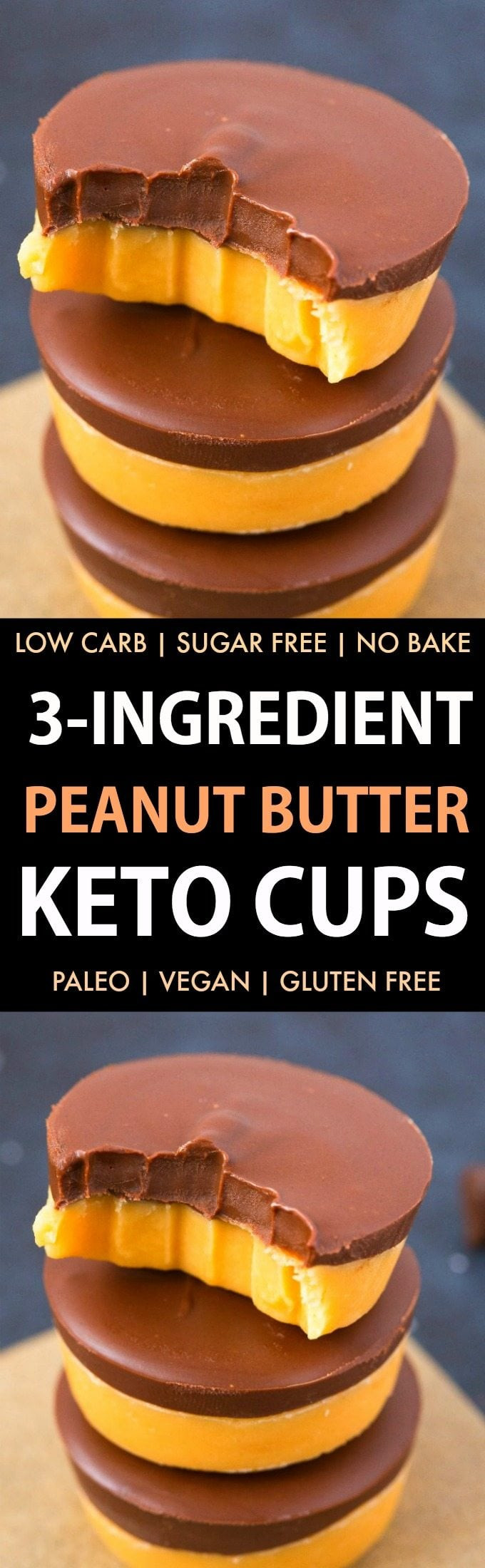 Keto Dessert Easy 3 Ingredients Ketogenic Diet
 Healthy 3 Ingre nt Keto Peanut Butter Fudge Low Carb