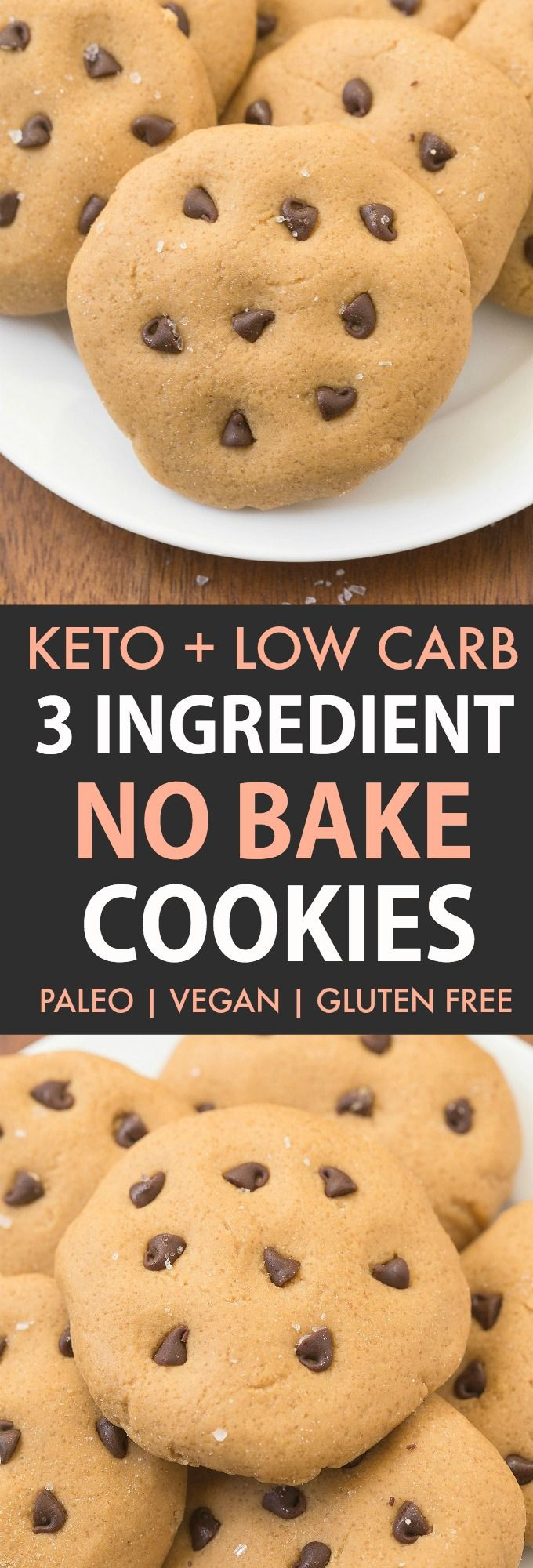 Keto Dessert Easy 3 Ingredients No Bake
 3 Ingre nt Keto No Bake Cookies Vegan Paleo