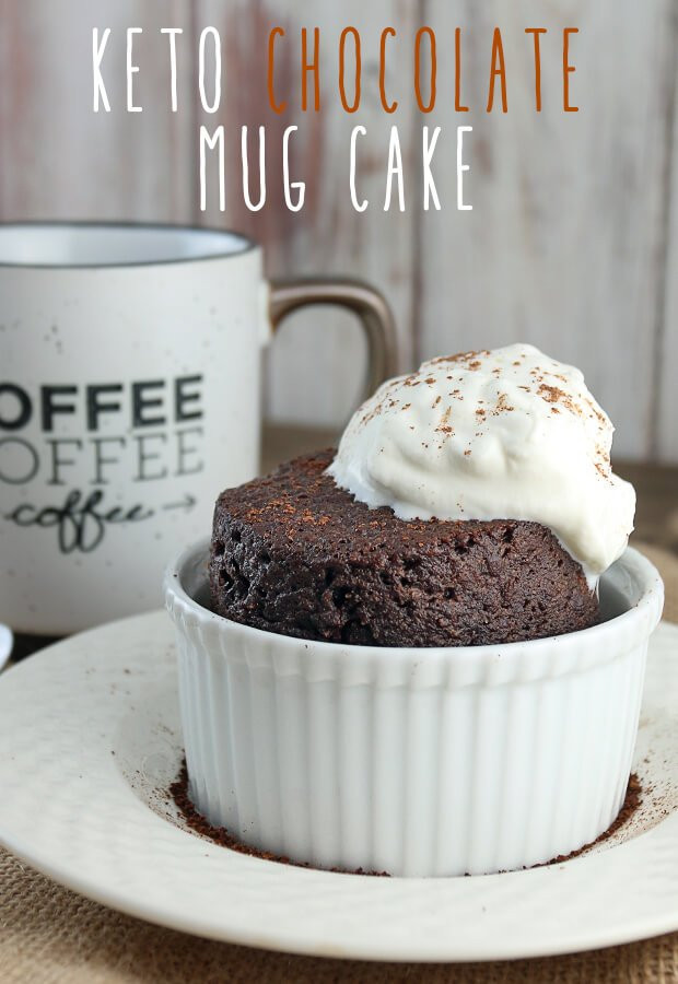 Keto Dessert Mug Cake
 Keto Chocolate Cake in a Mug