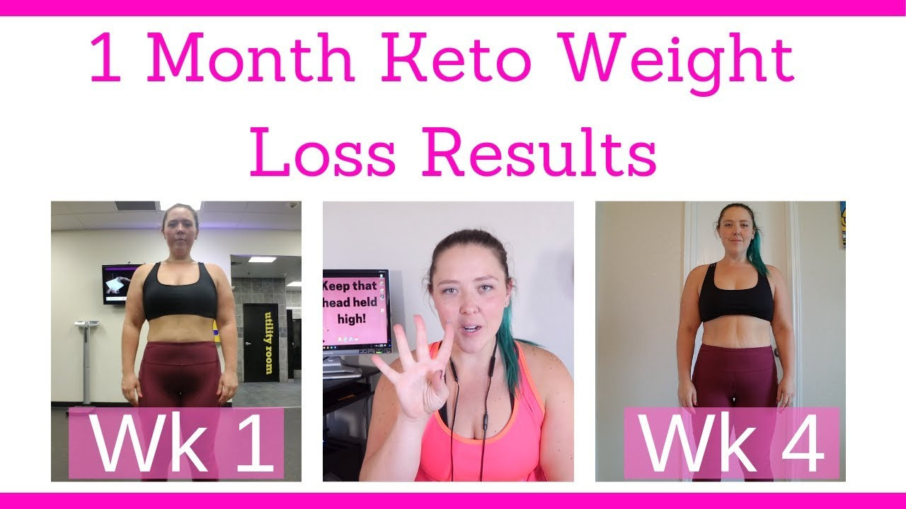 Keto Diet Before And After 1 Week
 1 month Keto Weight Loss Results Weekly Weigh In