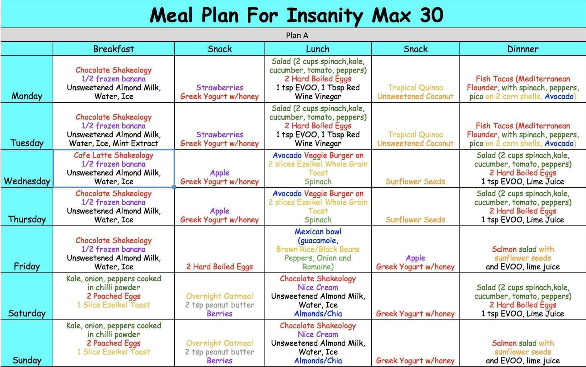 Keto Diet Meal Plan 30 Days
 9 30 Day Meal Plan Examples PDF