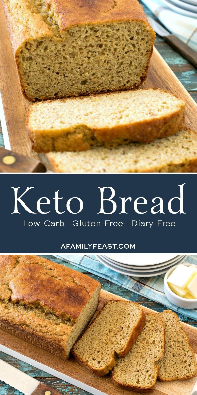 Keto Diet Recipes Bread
 Keto Bread A Family Feast