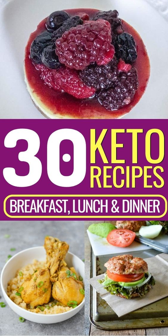 Keto Diet Recipes Breakfast Dinners
 30 Delicious Keto Recipes for Breakfast Lunch and Dinner