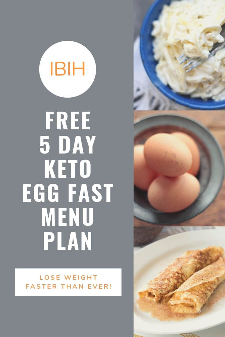 Keto Diet Recipes Breakfast Egg Fast
 IBIH 5 Day Keto Egg Fast Plan