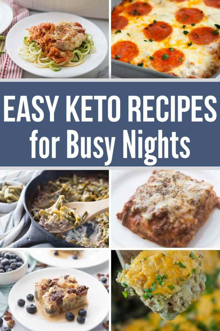 Keto Diet Recipes Easy Meals
 Easy Keto Diet Recipes for Busy Nights