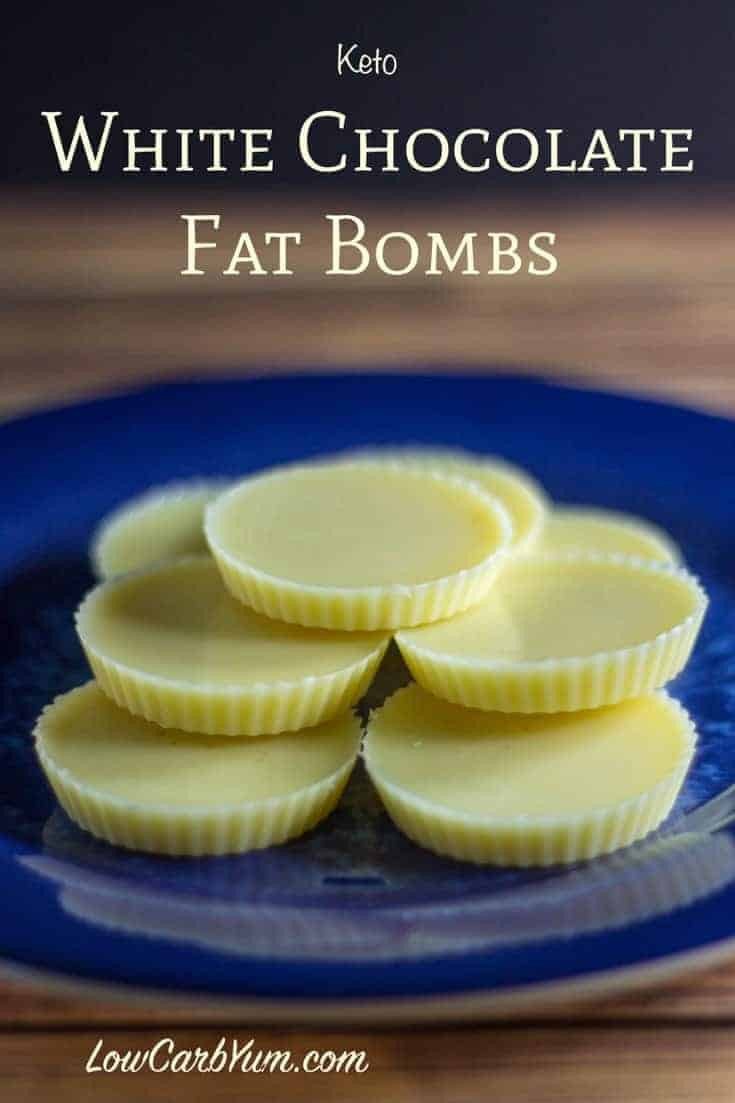 Keto Diet Recipes Fat Bombs
 White Chocolate Fat Bombs for Keto Diet
