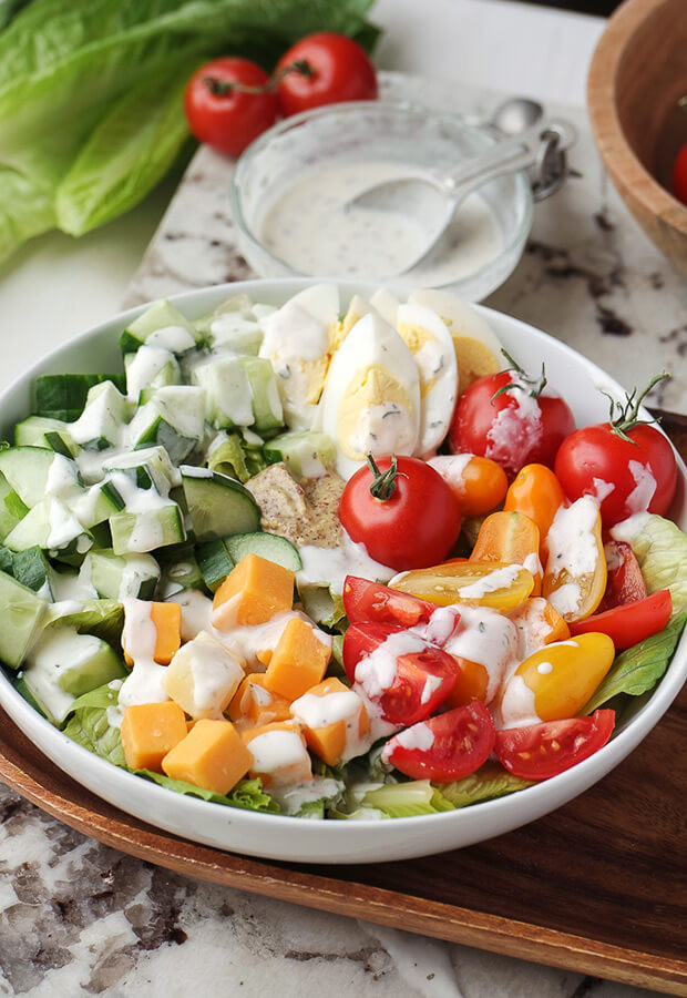 Keto Diet Recipes Salads
 Ve arian Keto Club Salad ketorecipes